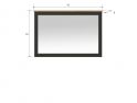 Հայելի LOFT LUS/90 BRW - 1
