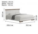 Մահճակալ MARSELLE LOZ 180x200 BRW - 1