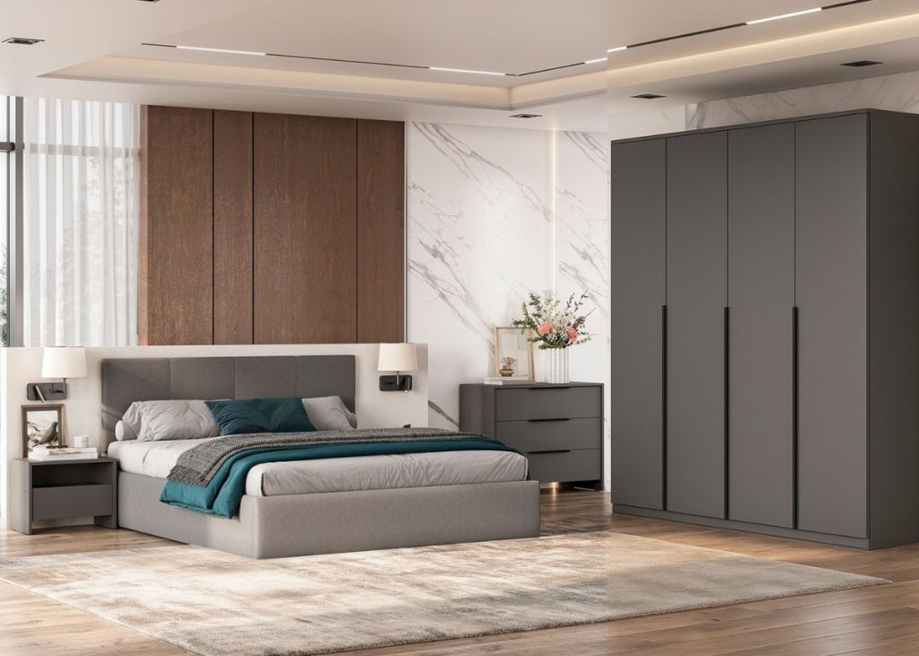 Ննջասենյակի կահույք SV CAMELIA Grey