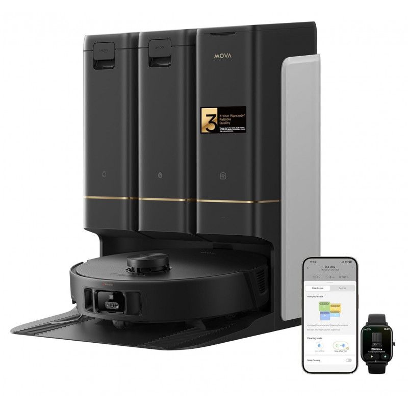 Ռոբոտ փոշեկուլ Mova Robot Vacuum Z50 Ultra Black (RLZ92CE) Ռոբոտ փոշեկուլ Mova Robot Vacuum Z50 Ultra Black (RLZ92CE)