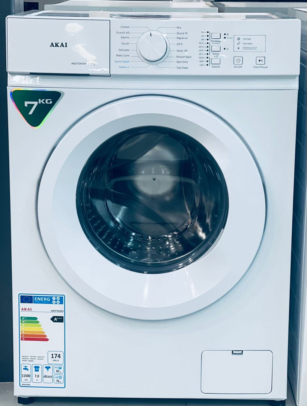 Լվացքի մեքենա AKAI AK07SKWH