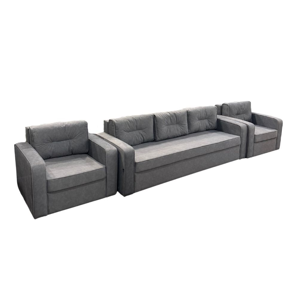 Բազմոց բազկաթոռ  (1+2)  ANYHOME DAL-5 Grey