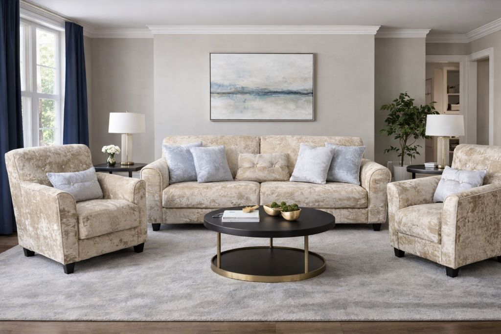 Բազմոց+բազկաթոռ  Bergamo  3M+12+12  31294(1)+31293(1)