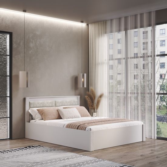 Մահճակալ MONACO BTS 1.6 KP-16 кашемир - 29358