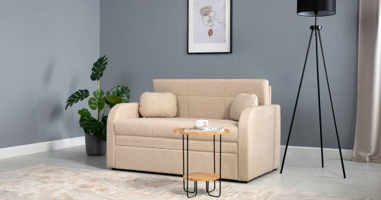 Բազմոց NIK TEO Тео (120) (Арт. ТД 905 Danco 130 (светло-бежевый), Danco 130 (светло-бежевый)) - 29338