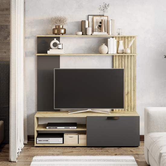 Հյուրասենյակի կահույք  Mishel Tip 1 ГС-05 крафт/графит - 29308