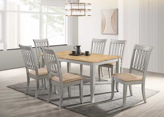 Սեղան+աթոռ 3D-VERONA 6'S DINING SET - 27550