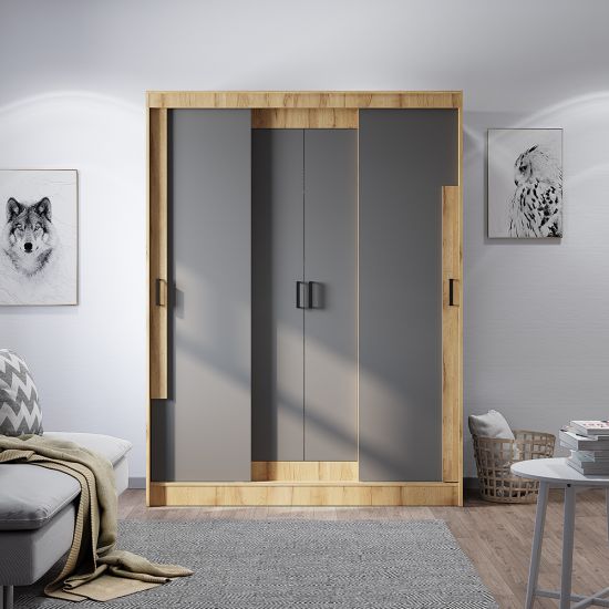 Պահարան կուպե SMART ШКК-06 Крафт/графит - 29185