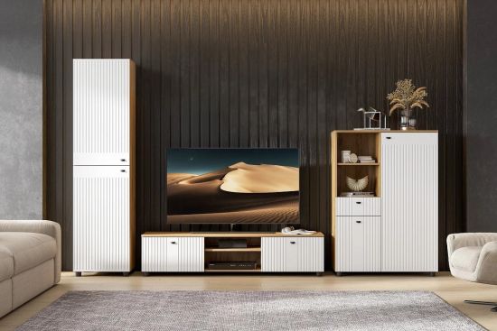 Հյուրասենյակի կահույք MILAN WHITE - 28693