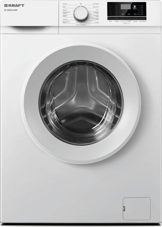 Ավտոմատ լվացքի մեքենա KRAFT KF-MDS6106W - 26716