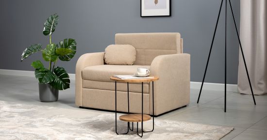 Բազկաթոռ NIK TEO Тео (85) (Арт. ТК 905 Danco 130 (светло-бежевый), Danco 130 (светло-бежевый)) - 29335